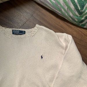 Vintage 90s Polo by Ralph Lauren Hand Knit Crewneck